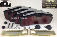 Textar Bremsbelagsatz Bremskltze Bremsbelge fr Scania Serie 4, G, P, R, T verg. 1390428, 1415153, 1444125, 1527633, 1734529, 185608, 1856108, 1890860, 1890861