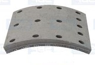 Drum brake lining kit for Volvo B7 , B10 , B12 , F10 , F12 , F16 , FH12 , FH16 , FL7 , FL10 , FL12 , FM7 , FM12 , NH12