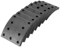 Drum brake lining kit for Mercedes Benz and MAN