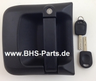 Lock system repair kit outside door handle with lock cylinder left for MAN TGA, TGL, TGM, TGS, TGX rep. 81626416075, 81626416079, 81626416081, 81626416097