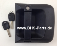 Lock system repair kit outside door handle with lock cylinder right for MAN TGA, TGL, TGM, TGS, TGX rep. 81626416074, 81626416078, 81626416080, 81626416097