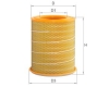 Air Filter for Volvo FH FM FMX rep. 21834210, 3162322, 8149961