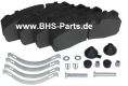 Brake Pads for Gigant axle rep. 709317330, 9317330, 9291062